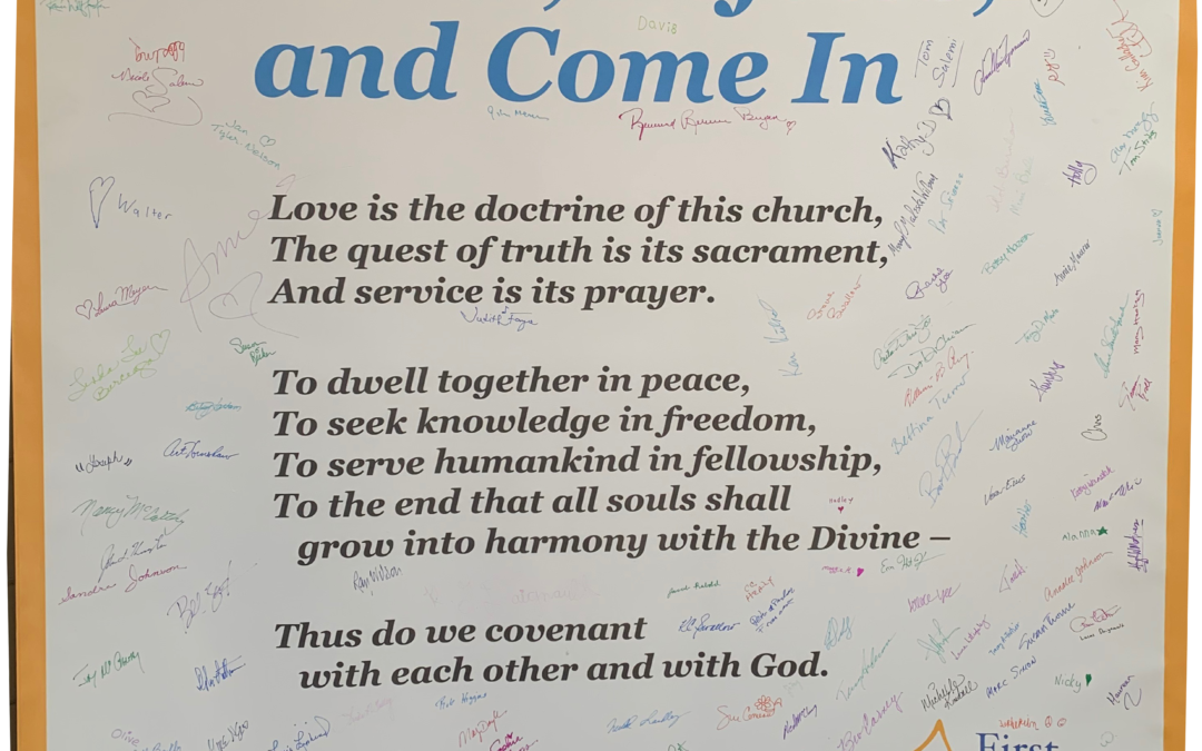 Commit to Affirmation of Faith – Banner Available to be Signed
