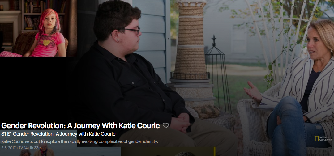 Viewing and discussion of “Gender Revolution: A Journey with Katie Couric”
