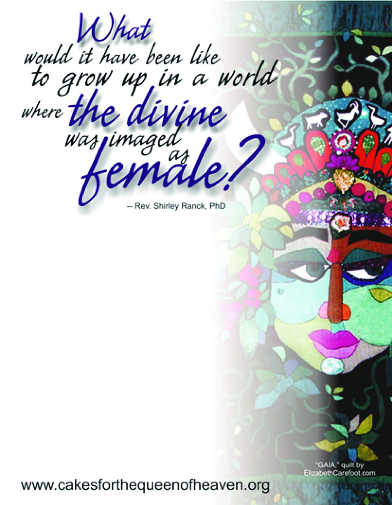 Reserve your spot for the "Cakes for the Queen of Heaven" series First Religious